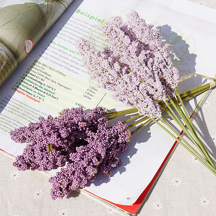 6Pcs/Pack%20Artificial%20Vanilla%20Mini%20Foam%20Berry%20Spike%20Artificial%20Flowers%20Bouquet%20for%20Home%20Plant%20Wall%20Decoration%20-%20Image%203
