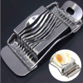 High Stainless Steel Boiled Egg Slicer Section Cutter Mushroom Kitchen Chopper. 