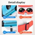 New VR Glasses for Nintendo Switch/OLED 3D Glasses Virtual Reality Movies for Switch Game Headset Adjustable Big Lens VR Glasses.