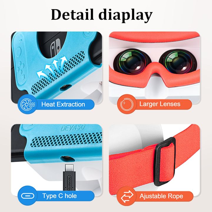 New%20VR%20Glasses%20for%20Nintendo%20Switch/OLED%203D%20Glasses%20Virtual%20Reality%20Movies%20for%20Switch%20Game%20Headset%20Adjustable%20Big%20Lens%20VR%20Glasses%20-%20Image%204