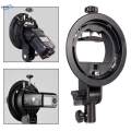 S Type Bracket Mount Studio Photography for Flash Light Snoot 15.5cmx4.5cmx26.5cm.