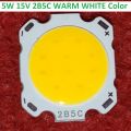 2B5C Warm White 5w 15v COB LED Chip 2B5C 5W COB Light 15V LED Light Bulbs. 