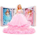 Big Wedding Dress Doll Toy Dance Training Institution Enrollment Gift Box Set Kids Girl Doll Gift Wholesale. 