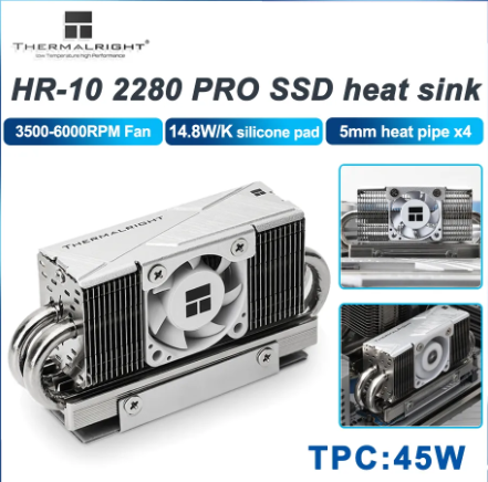 Thermalright HR10 Pro M.2 Heatsink Gen 5 Ready