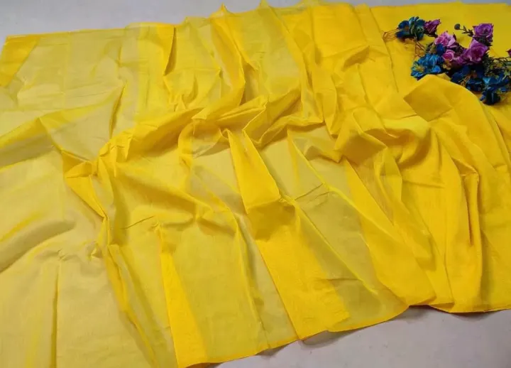 tangail%20halfsilk%20muslin%20than%20saree%20for%20woman%20-%20Image%2010
