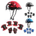 7Pcs Roller Skating Kids Boy Girl Safety Helmet Knee Elbow Pad Set Cycling Skate Bicycle Scooter Helmet Protection Safety Guard.