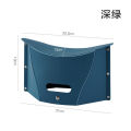 Card outdoor camping and fishing multifunctional, in hand with basket folding stool, portable plastic stool. 