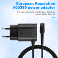 Suitable for Philips Norelco Shaver, A00390 Charger Power Cord Adapter EU Plug. 