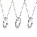 Fashion Best Friends Honey Love Couple Pendant Necklace 2 Pcs/ Set Chain Choke Broken Heart BFF Good Friendship Jewelry Gift. 