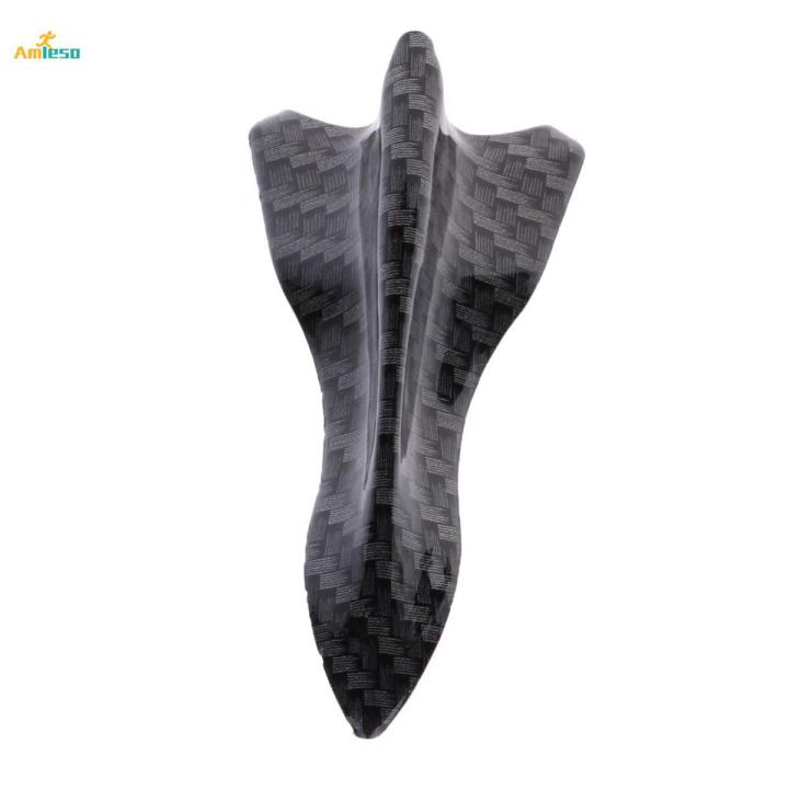 10x Carbon Fiber Generator Shark Fin Spoiler Wing For Auto Car Roof