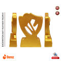 Celebrate Sporting Achievements With The Exclusive Badminton Tournament Sports Trophy Combo - Trophy Set. 