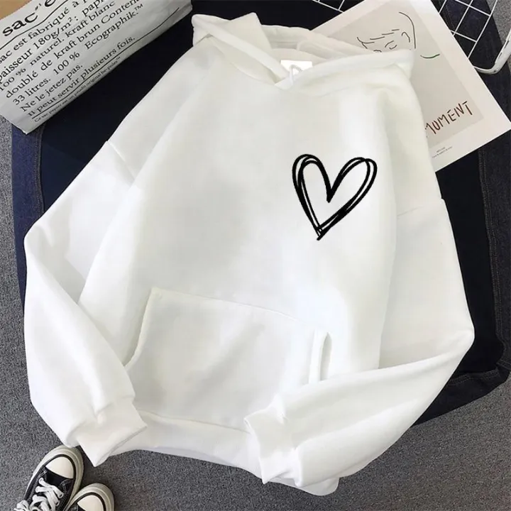 2023%20Fall/Winter%20New%20Korean%20Version%20Hooded%20and%20Fleece%20Sweatshirt%20Women's%20Casual%20Loose%20Blouse%20Jacket%20Couple%20Hoodie%20-%20Image%202