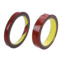 2 Pcs Red Strong Permanent Double Sided Super Sticky Foam Tape Roll for Vehicle Car, 10MMx3M & 20MMx3M.