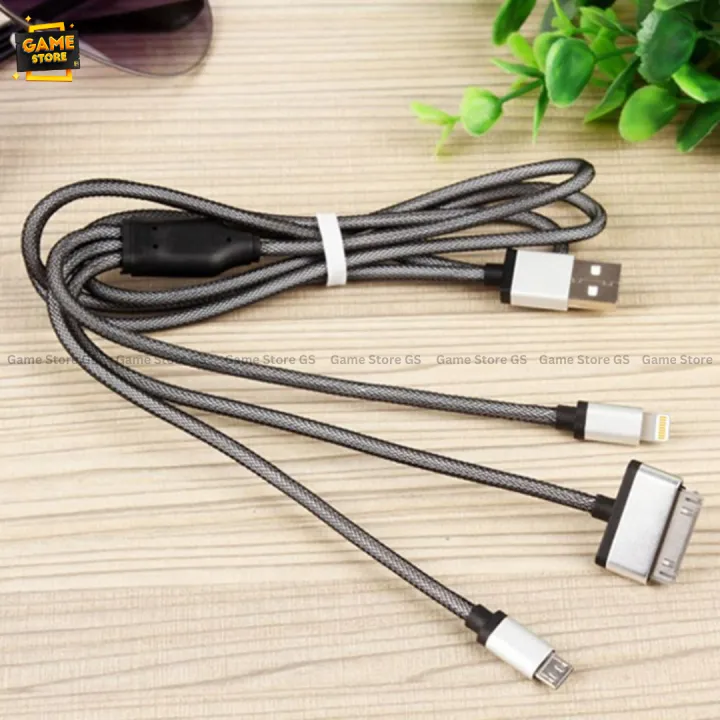 EliteSoft%20High%20Speed%20100%20cm%203%20in%201%20Multiple%20USB%20Charging%20Cable%20with%208%20Pin%20Lighting/30%20Pin/Micro%20USB%20Connector%20for%20iPhone%207,%206,%205,%204,3,%20iPad%204,3,2,Air,%20iPod,%20Galaxy%20S3/S4/S5/S6/S7%20Edge,%20LG,%20HTC%20and%20More-Grey%20-%20Image%208