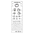 Waterproof Tear Resistant Snellen Eye Chart with Height Measurement Ruller Scale for Kids Optician Eye Vision Testing.