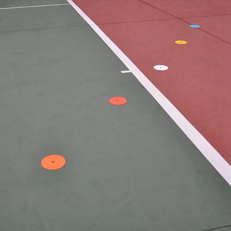 36 Pcs Non Slip Agility Marker Aggregate Dots 4.72 inch 6 Color Floor Dot Mar 635407598999