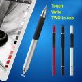 2 in 1 Stylus Touch Pen + Ball Pen for iPhone 6 & 6 Plus / 5 & 5S & 5C, iPad Air 2 / iPad mini 1 / 2 / 3 / New iPad / iPad and All Capacitive Touch Screen. 