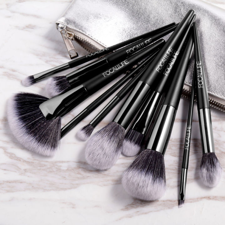 Wholesale FOCALLURE 6/10 Pcs Soft Makeup Brushes Set for Cosmetics Foundation Blush Powder Eyeshadow Blending Brush Beauty Tools