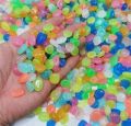 50/100pcs Colorful Outdoor Glow-in-the-Dark Garden Luminous Stones for Potted Plants Outdoor Pathways, Weddings & Festivals.