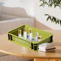 Desk Organizer Stackable Storage Box for Closet Bathroom Pantry Organization. 