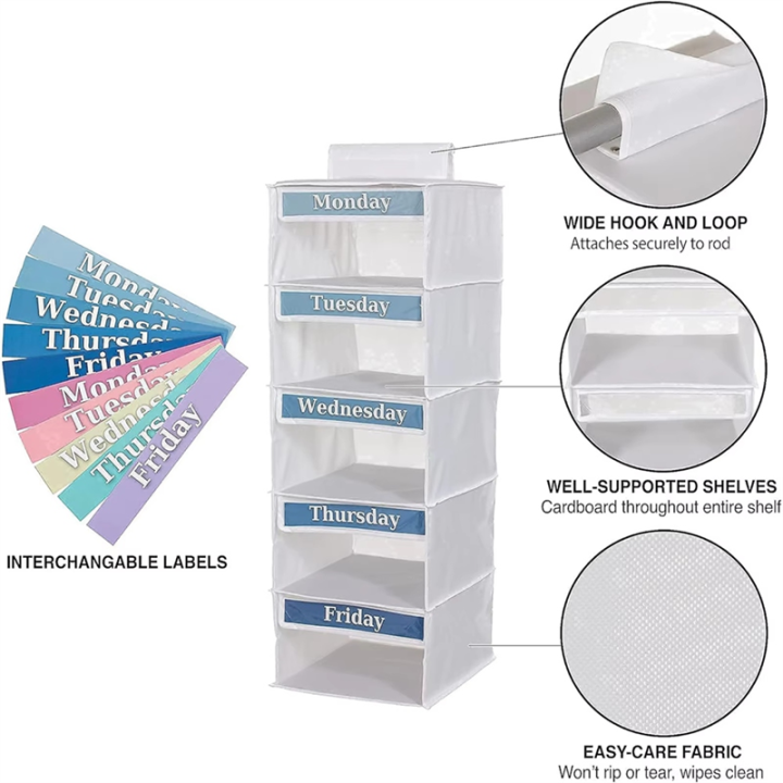 5-Shelf%20Weekly%20Clothes%20Organizer%20with%205%20Side%20Pockets%20Hanging%20Closet%20Organizer%20with%20Labeled%20Days%20Hanging%20Storage%20Shelves%20-%20Image%206