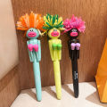 Fried hairy man boxing pen creative stress relief pen cartoon ballpoint pen student high value gel pen cute toy gifts. 