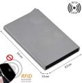 Hot Selling Metal Aluminum RFID Blocking Credit Card Holder for Business. 