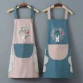 Waterproof Kitchen Apron Apron Kitchen Cooking And Washing Dishes Big Pocket Housework Apron Good Effect And Easy To Use - Cyclone. 