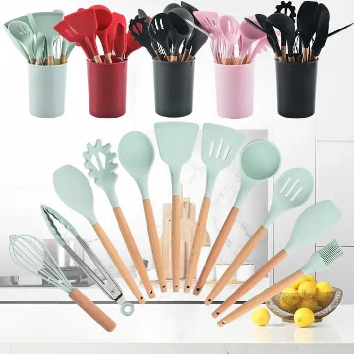 12Pcs%20Silicone%20Cooking%20Utensils%20Set%20%7C%20Non-Stick%20Spatula%20Set%20%7C%20Silicon%20Wooden%20Handle%20Cooking%20Tools%20Set%20%7C%20Silicon%20Spoon%20Kitchen%20Utensil%20Set%20-%20Image%207