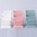 Creative Multi-purpose 3 Grids Desktop Storage Box Cosmetic Storage Sub-grid Pen Case Makeup Organizer Desk Holder Dropshipping. 