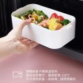 Portable Lunch Box With Microwave Oven Heating For Work Fat Reduction Lunch Box With Compartment And Lid Double Layer Lunch Box. 