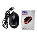 Del Black Wired Cable - USB Optical Mouse - SJ101. 