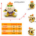 Mario Bros Luigi Plushies Toy Princess Rosalina Peach Daisy Kawaii Baby Period Stuffed Dolls Bowser Jr. Parent-child Doll Gifts.