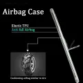 Casinglee For Realme 7 Pro Soft Case Clear Transparent Airbag Protector Shockproof Car Magnetic Holder Ring Phone Cover Realme7 Pro Phone case. 