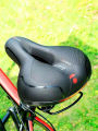 Ecocc【COD】 Mountain bike seat cushion saddle seat cushion seat bag widened thickened big butt shock absorber ball hole hollow Spot delivery.