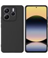 Xiaomi Redmi Note 14 5G Case Liquid Silicone Case Phone Back Cover - Black.