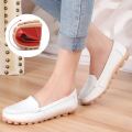 Summer Womens Flats Ballet Shoes Woman Cut Out Leather Shoes Breathable Moccasins Women Boat Shoes Luxury Ladies Casual Shoes House Foocus. 
