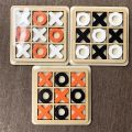 Wooden XO Tic Tac Toe Game Board Entertainment, Great Gift For.