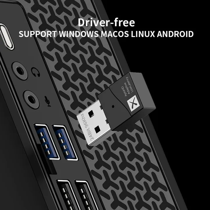 USB%20Bluetooth%205.2%20Adapter%20Audio%20Transmitter%20Qualcomm%20QCC3040%2024Bit%20aptX%20Adaptive%20LL%20HD%20Multipoint%20Wireless%20Adapter%20Low%20Latency%20-%20Image%205