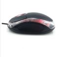 USB 3D Optical Mouse - Black - Wireless Mouse High Quality USB Mouse 2.0 3D LED Optical Wheel Wired Mouse for PC/Laptop/Notebook.