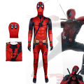Deadpool Cosplay Costume for Men Women Zentai Jumpsuit with Mask Halloween Party Outfit Movie 2024. 