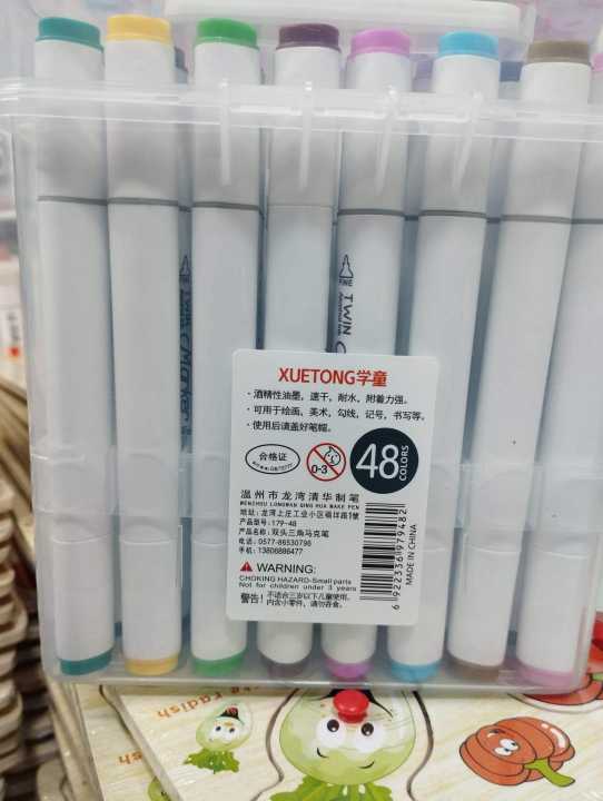 24%20Colours%20Art%20Markers%20Pen%20Dual%20Tip%20Colouring%20Pens%20Highlighter%20Pen%20Set%20with%20Case%20-%20Image%203