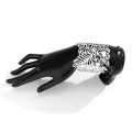 Metal Hollow Flower Leaf Bangle Women Open Adjustable Wide Cuff Bracelet Jewelry STARLITE.