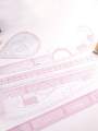 6pcs pattern making and stacking ruler set, curve cutting and sewing. 