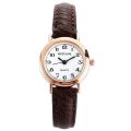 Vintage Exquisite Ladies Watches Retro Small Leather Belt Digital Watch Wrist Clock Ladies Mini Design Women Watches Wristwatch. 
