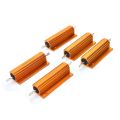 1/2/4/8/10 Ohm 100W Watt Shell Power Aluminum Housed Case Wirewound Resistor New.