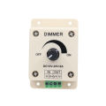 8A Single Color Knob Dimmer 12V 24V LED Rotary Wall LED Dimmer Switch popular in Led Controller Dimmers. 