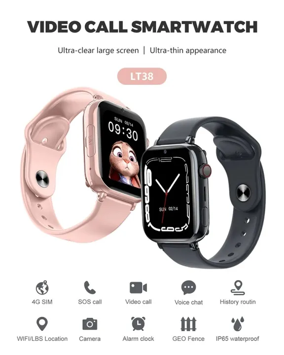 2024%204G%20Smart%20Watch%20Kids%20GPS%20WIFI%20Video%20Call%20SOS%20Waterproof%20Child%20Smartwatch%20Camera%20Monitor%20Tracker%20Location%20Phone%20Watch%20Girls%20-%20Image%203