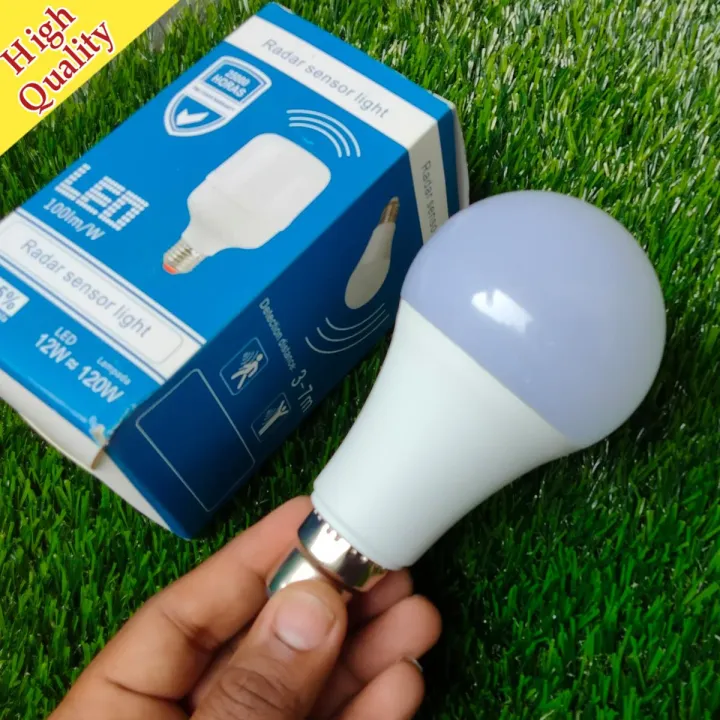 Motion Sensor Led Bulb New Motion Sensor Automatic LED bulb 12 Watt E-27 (Patch) High Quality ...