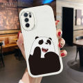 Hontinga for OPPO A16 Back Cover PU Leather Cartoon Ice Bear Case Soft Silicone Edge Phone Cases.